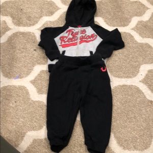 True religion sweatsuit set
